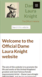 Mobile Screenshot of damelauraknight.com